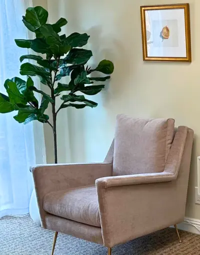 Therapy office at Renewed Relationships Counseling Group, Danville CA